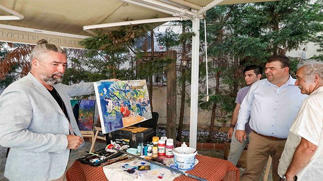 Seferihisar Belediyesi Uluslararası Resim Çalıştayı başladı