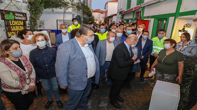Seferihisar’da dayanışma örneği sergilendi