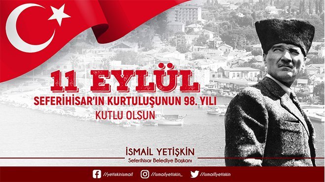 Seferihisar’ın Kurtuluşu’nun 98. yılı birbirinden güzel etkinliklerle kutlanacak