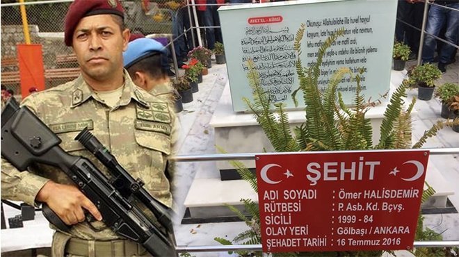 Şehit Halisdemir'in kabrine ziyaretçi akını