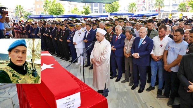 Şehit Uzman Çavuş Turgut İçen, Ödemiş'te son yolculuğa uğurlandı