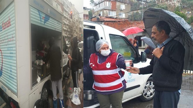 Selden etkilenen vatandaşa ikram ve hijyen desteği