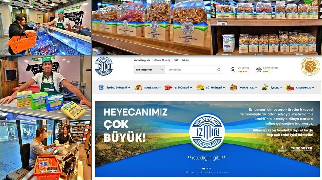 SİPARİŞİNİ VER, 'İZMİRLİ' ÜRÜNLERİ KAPINA GELSİN!..