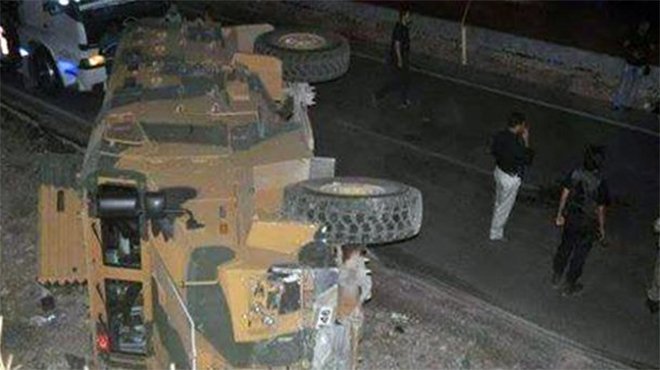 Şırnak'ta askeri araç devrildi: 10 yaralı