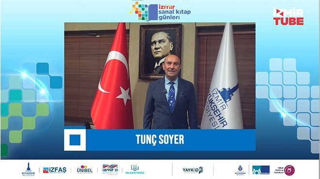 Soyer İzmir Sanal Kitap Günleri’nin açılışında konuştu