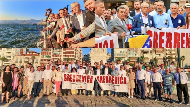 Srebrenitsa kurbanları Konak’ta anıldı