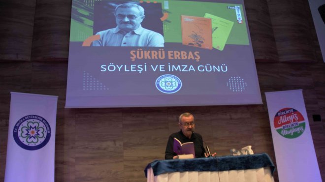 Şükrü Erbaş, Muğla’da şiirseverlerle buluştu