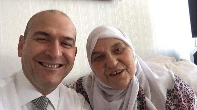 Süleyman Soylu'nun annesi Servet Soylu'nun cenazesi defnediliyor
