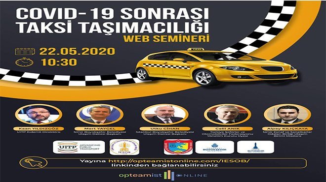 Taksicilerin COVİD -19 süreci web seminerde tartışılacak