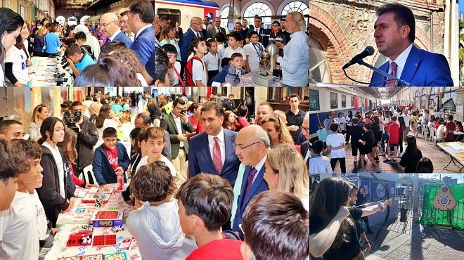 TARİHİ ALSANCAK GARI’NDA ‘GECE GÜNDÜZ BİLİM ŞENLİĞİ’ BAŞLADI