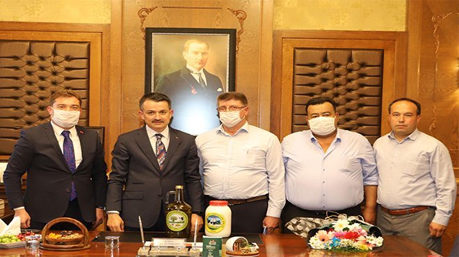 Tarım ve Orman Bakanı Bekir Pakdemirli Bayındır’ı Ziyaret Etti
