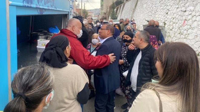 Tepecik’te Roman vatandaşlara sebze-meyve dağıtımı