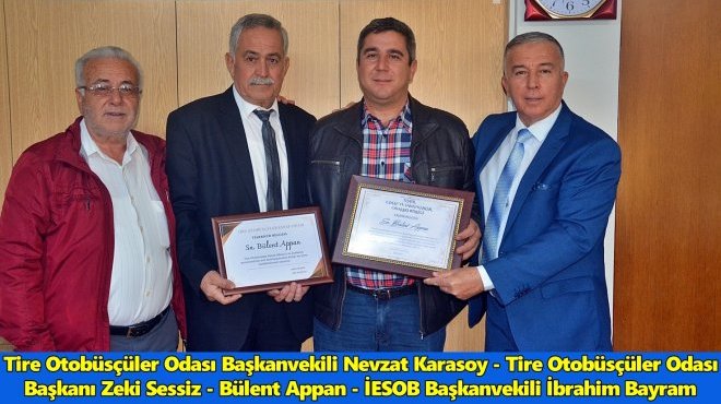 TİRELİ ÖRNEK ŞOFÖR ÖDÜLLENDİRİLDİ…