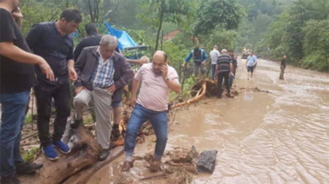 Trabzon'da sel felaketi