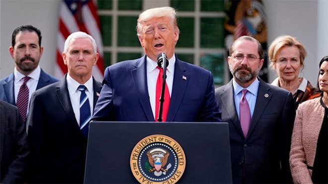 Trump ülke genelinde acil durum ilan etti