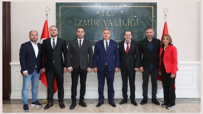 TSYD İZMİR ŞUBESİ’NDEN VALİ ELBAN’A ZİYARET…