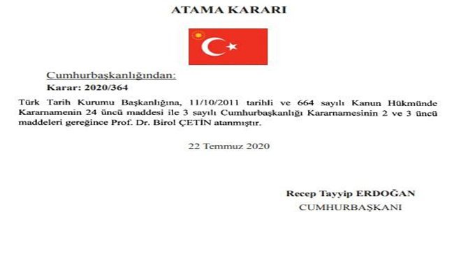 TTK Başkanlığı'na Prof. Dr. Birol Çetin atandı