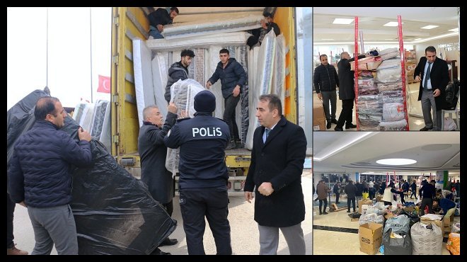 TTO’DAN ADANA’YA 2 TIR YARDIM GÖNDERİLDİ