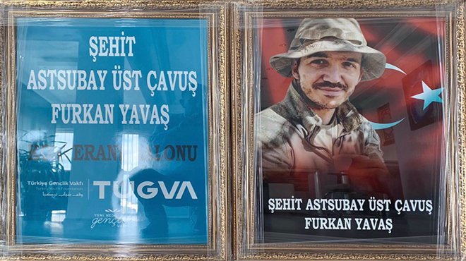 TÜGVA Ögrenci yurduna şehidin ismi verildi