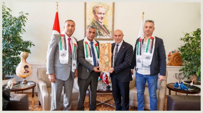 TUNÇ SOYER’E FİLİSTİN YATTA BELEDİYESİ’NDEN ZİYARET