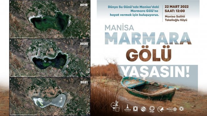 Marmara Gölü kampanyasına Manisa'dan büyük destek