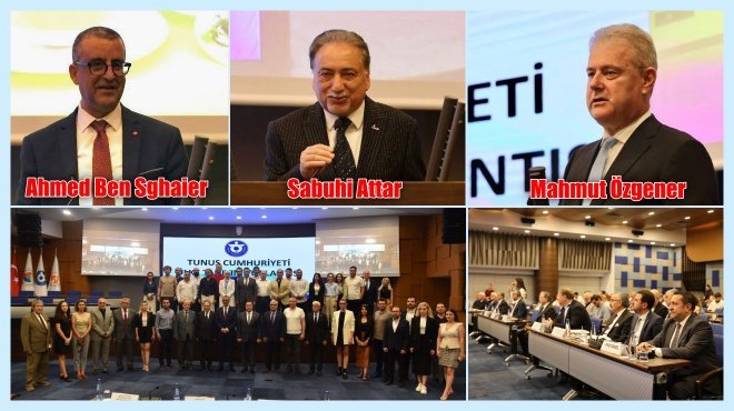 TUNUS İLE İŞ BİRLİĞİ FIRSATLARI İZTO’DA DEĞERLENDİRİLDİ...