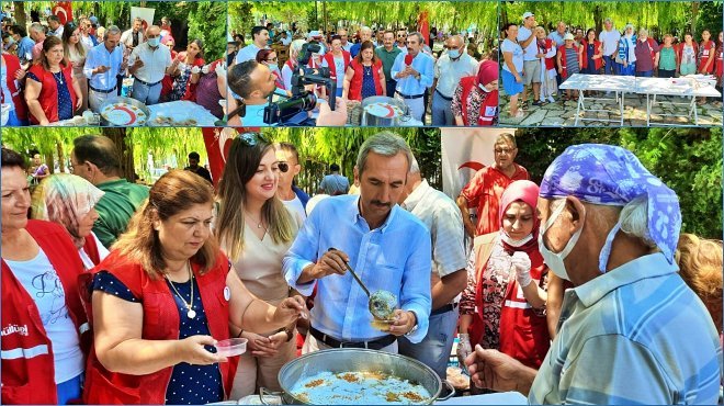 TÜRK KIZILAY URLA ŞUBE'DEN AŞURE İKRAMI...