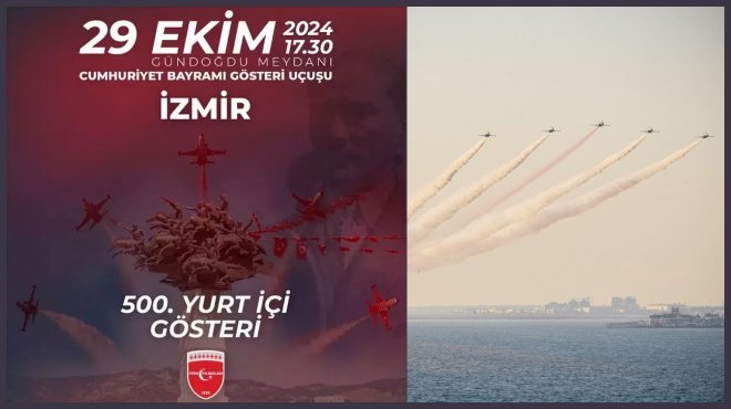 TÜRK YILDIZLARI 29 EKİM PROVASINDA GÖZ DOLDURDU...