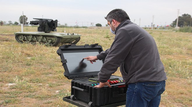 Türkiye’nin İlk İnsansız Mini Tankı