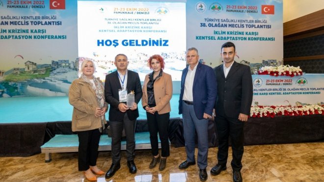 TÜRKİYE SAĞLIKLI KENTLER BİRLİĞİ’NDEN İZSU’YA SAĞLIKLI ÇEVRE ÖDÜLÜ