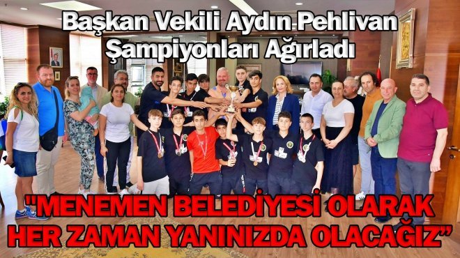 Türkiye Şampiyonlarına coşkulu karşılama