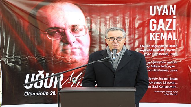 Uğur Mumcu ölümünün 28. yılında Gaziemir’de özlemle anıldı
