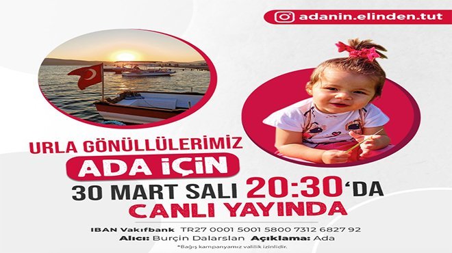 Urla, Ada bebek için birlik oldu