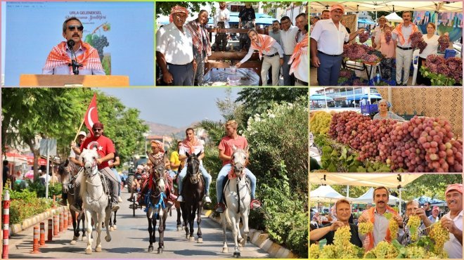 URLA BAĞBOZUMU ŞENLİKLERİ COŞKULU BAŞLADI...