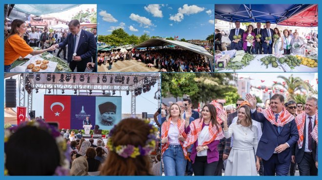 URLA'DA ULUSLARARASI ENGİNAR FESTİVALİ BAŞLADI...