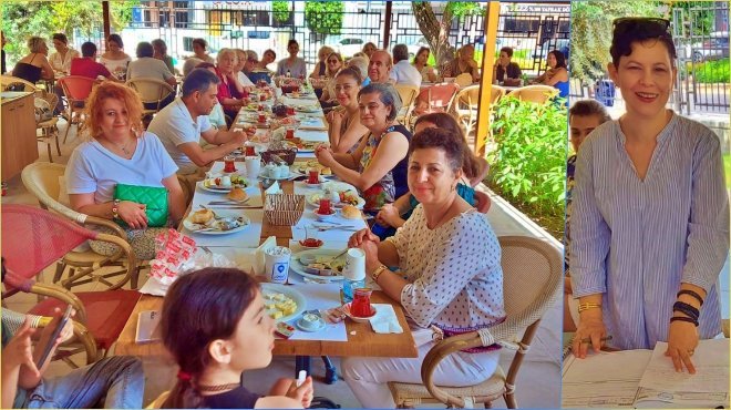 Usta fırçalar kahvaltıda bir araya geldi