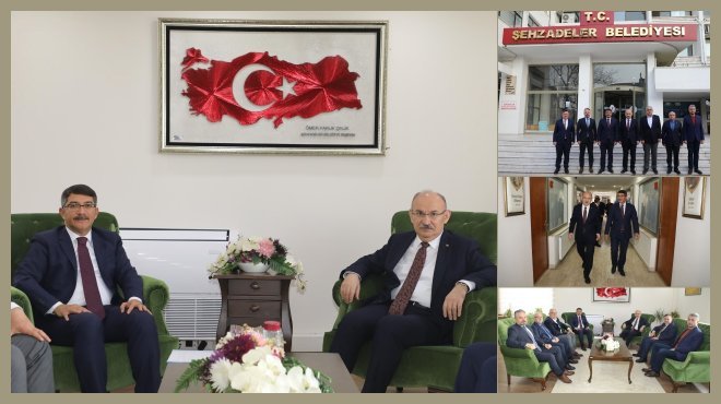 VALİ KARADENİZ ŞEHZADELER BELEDİYESİ'NE TEŞEKKÜR ETTİ