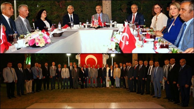 VALİ KÖŞGER'DEN ATAMA GÖREN MÜLKÎ İDARE AMİRLERE VEDA YEMEĞİ...