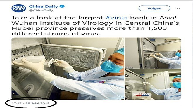 Vuhan'daki Viroloji Enstitüsü’nden çekilen 1500 virüsün saklandığı fotoğraflar basına sızdı