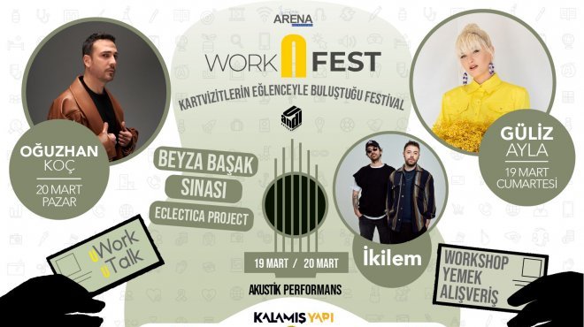 Work’n’Fest 19-20 Mart’ta İzmir Arena’da