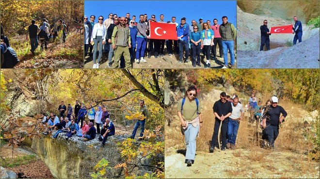 MUHTEŞEM YELİMERA KANYONU’NA SONBAHAR YÜRÜYÜŞÜ DÜZENLENDİ