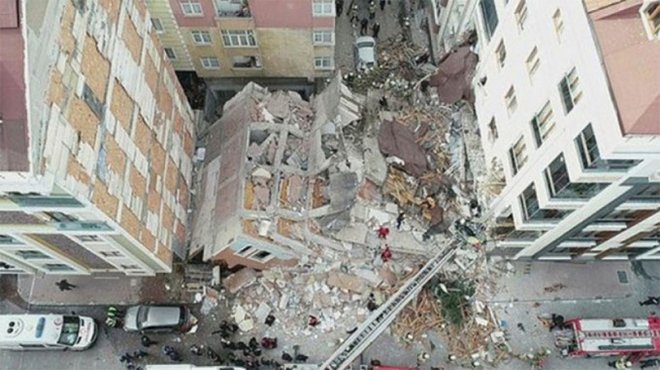 Yerlikaya'dan çöken binayla ilgili açıklama