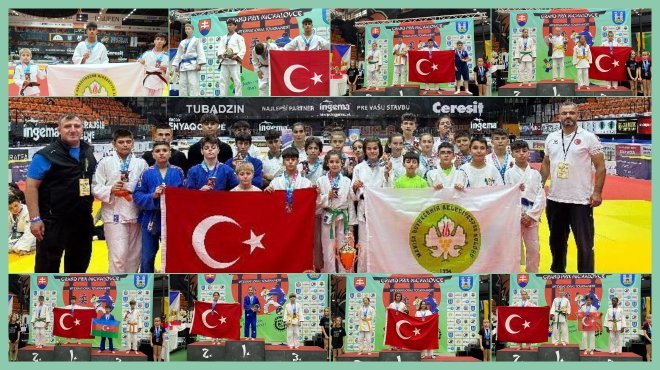 YEŞİL-BEYAZLILAR, SLOVAKYA’DA MADALYALARI TOPLADI