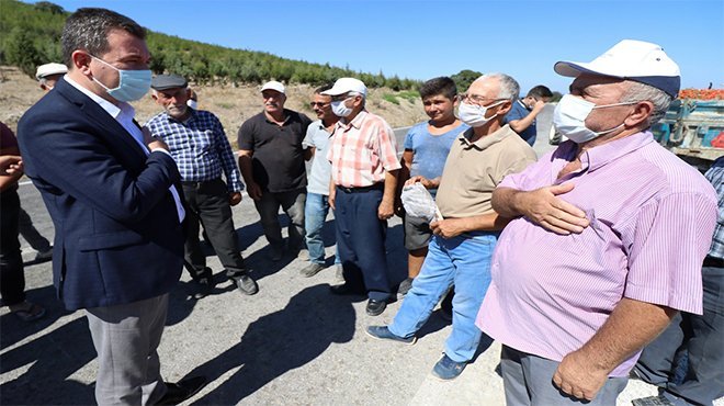 Yıllardır çiftçinin istediği yükleme rampası Başkan Koştu ile hizmete girdi