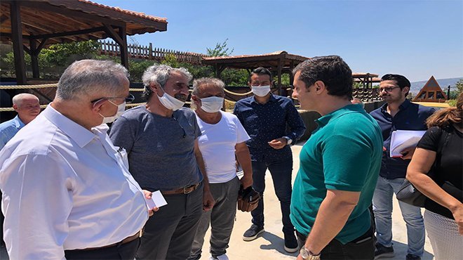 YÜCEL GAZİEMİR’DE MUHTARLARLA BULUŞTU