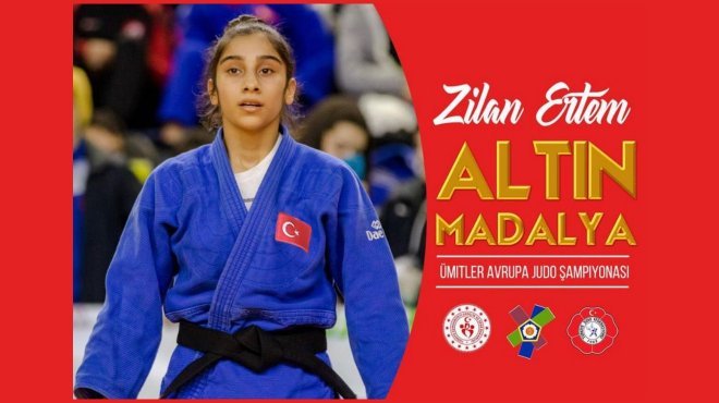 MANİSALI ZİLAN ERTEM AVRUPA ŞAMPİYONU
