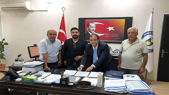 ZİRAAT FAKÜLTESİ İLE ALMAN BİOTEC FİRMASI TEMSİLCİSİ ARASINDA İŞBİRLİĞİ GERÇEKLEŞTİ