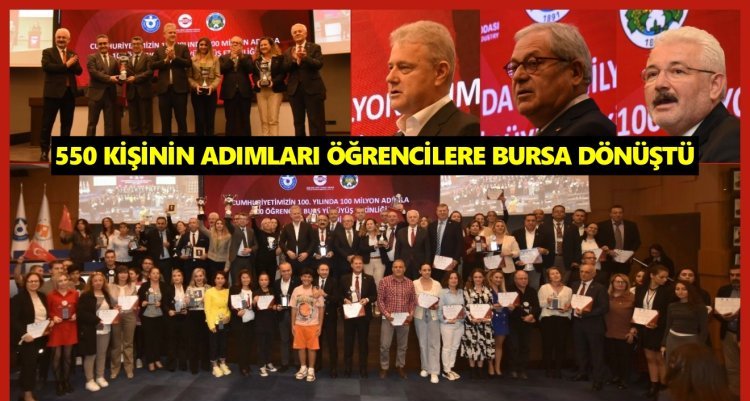 100. YILDA 132 MİLYON ADIMLA GELECEĞE IŞIK OLDULAR...