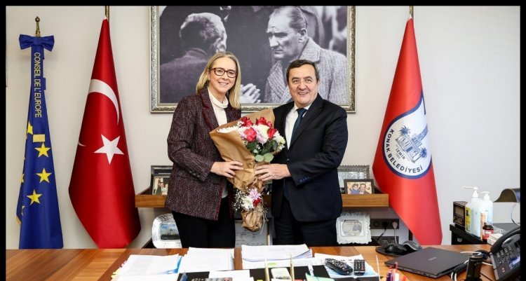 AK PARTİ ADAYI ÇANKIRI’DAN CHP’Lİ MEVCUT BAŞKAN BATUR’A ZİYARET