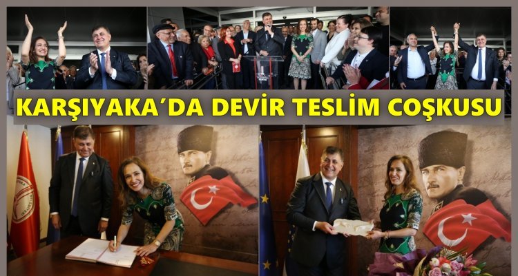 BAŞKAN CEMİL TUGAY, KARŞIYAKA’DAKİ GÖREVİNİ B. YILDIZ ÜNSAL’A DEVRETTİ